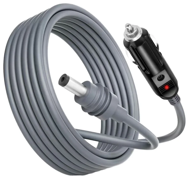 dc5521 to cigarette lighter WINDLAND Universal Car Charger Extension Cable Cord Cigarettes Double Durable jacket and high Yustda 12V DC Power Cable