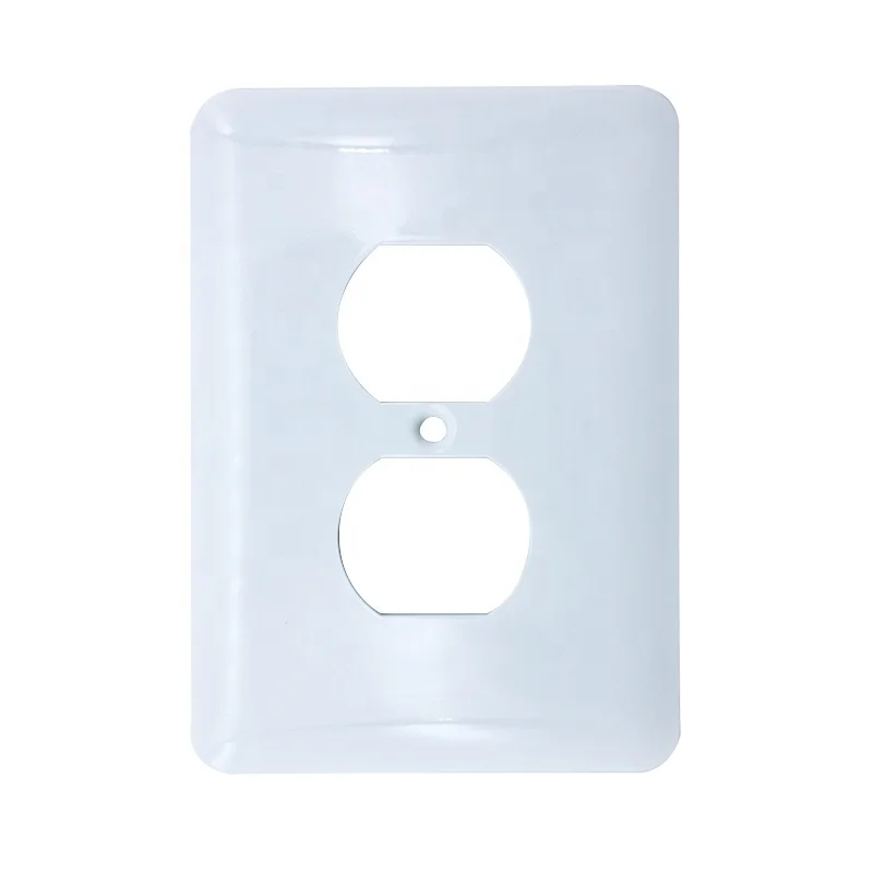 Custom logo Rectangle Sublimation Light Switch Cover Plate