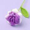 Pointed Rose Branch-Gradient purple color