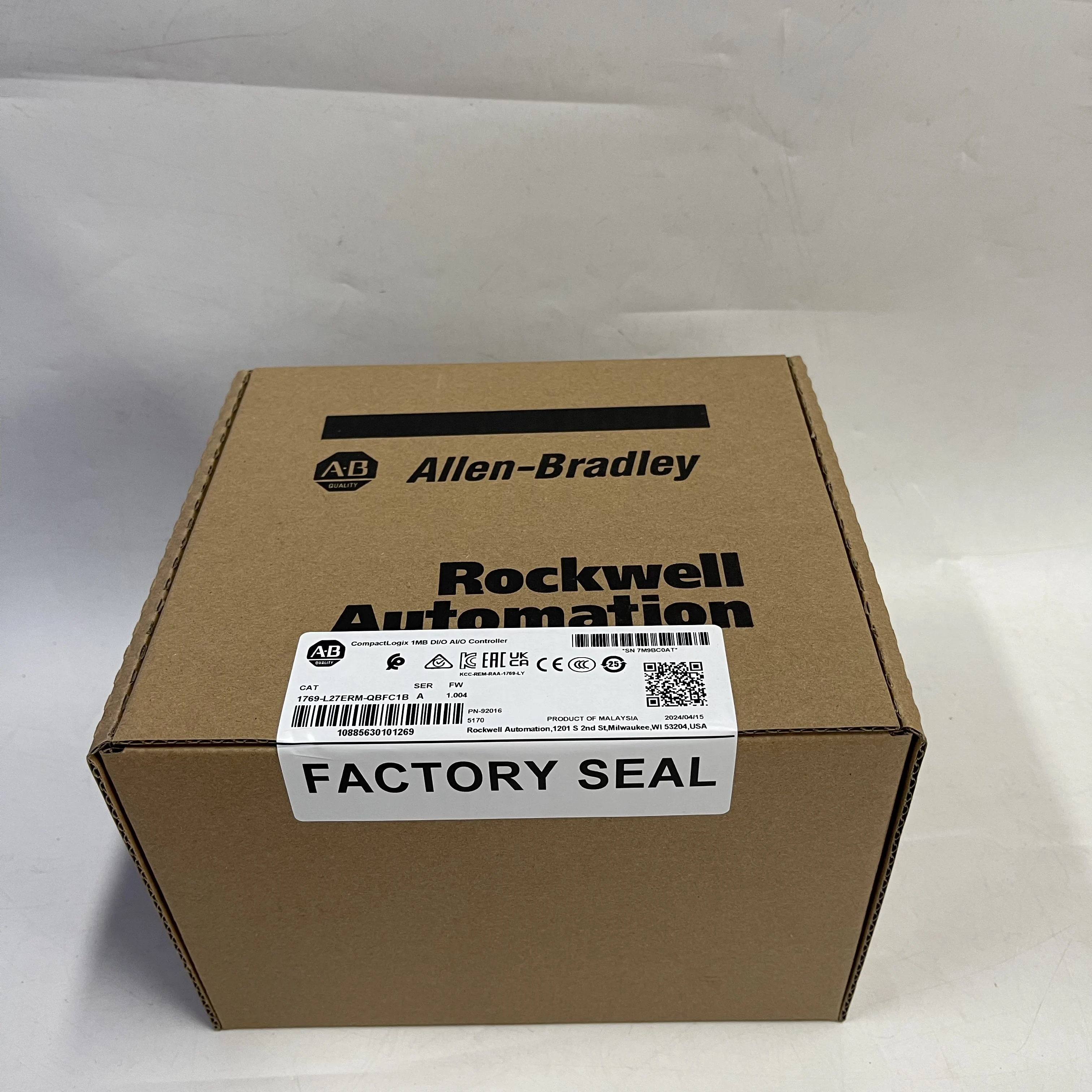 Allen-Bradley CompactLogix 5380 Automation Controller 1769-L27ERM-QBFC1B