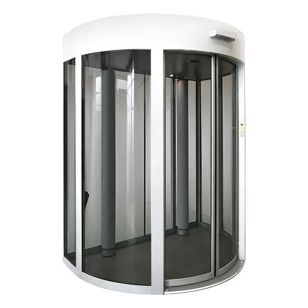 Excellent Systems Automatic Induction Curved Double Door Security Check Sliding Glass Entrance Arc AB Interlock Door