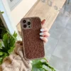Coque souple Diamond Sand - Peluche couleur café froid
