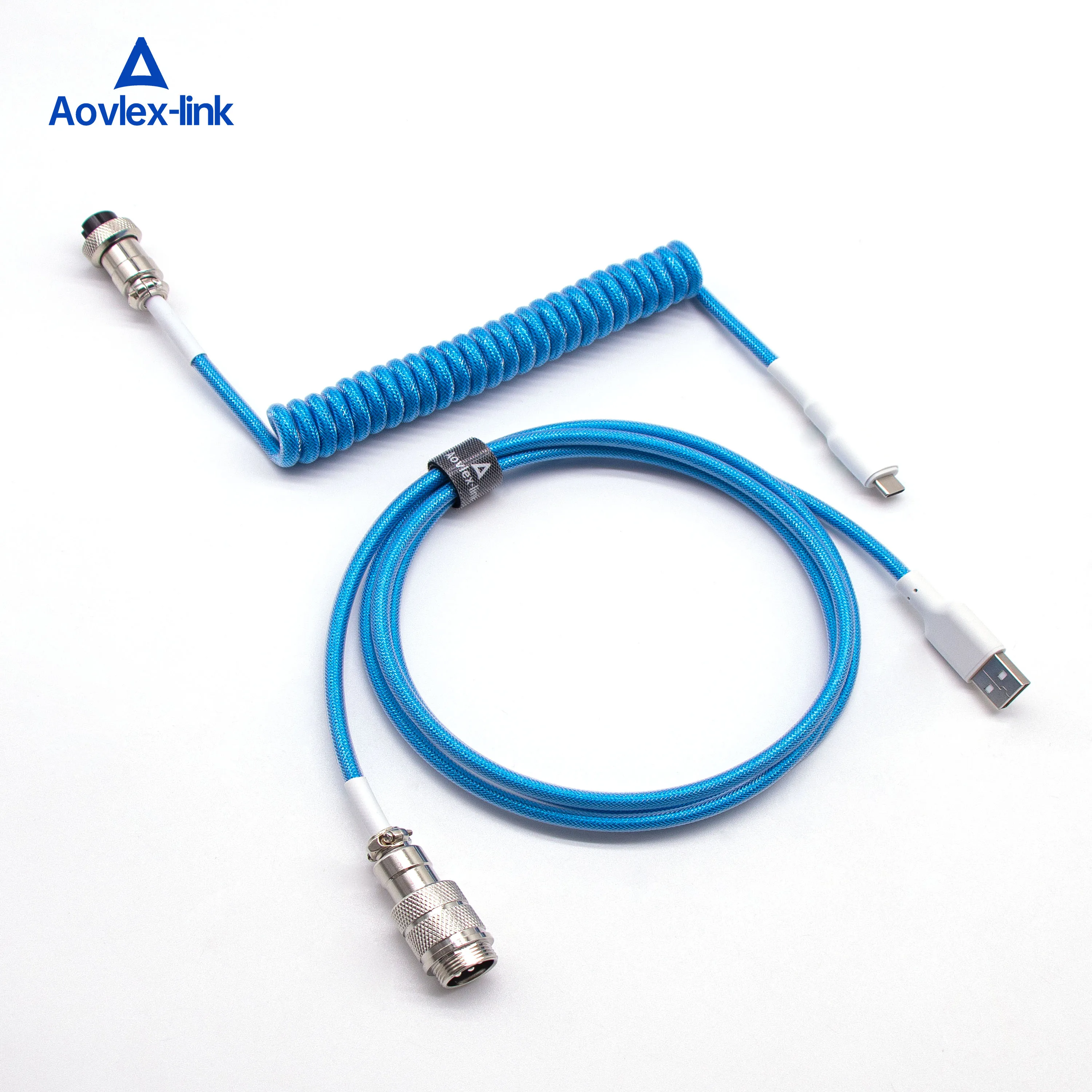 UCINNOVATE Cavo per tastiera a spirale, cavo USB C a spirale per