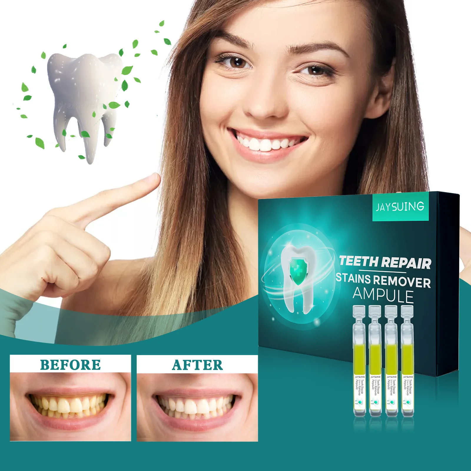 Jaysuing Teeth Colour Corrector Serum Stains Removal Anti Yellow ...