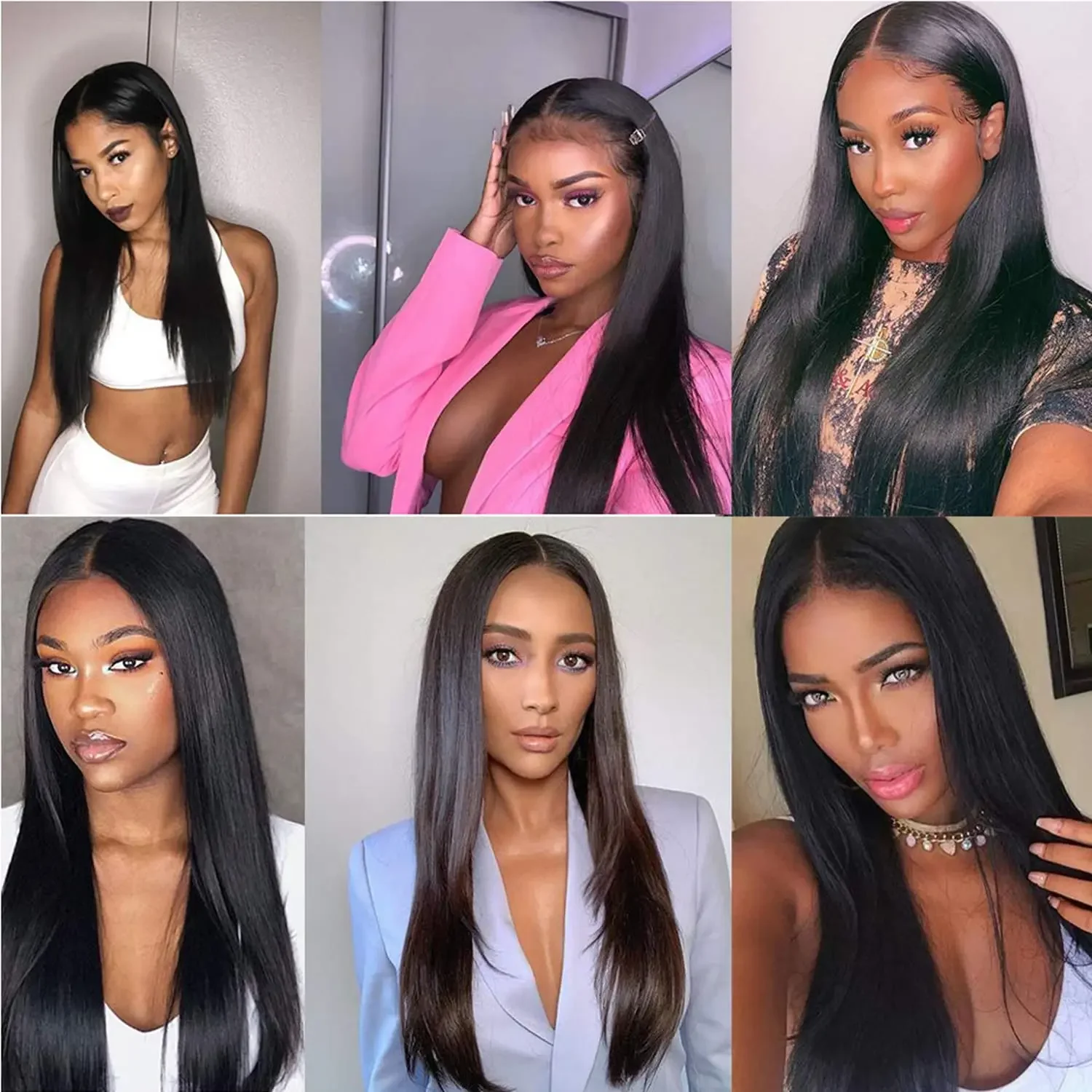 HD Lace Closure Pre-Plucked Straight Invisiable for Women_voghion.com