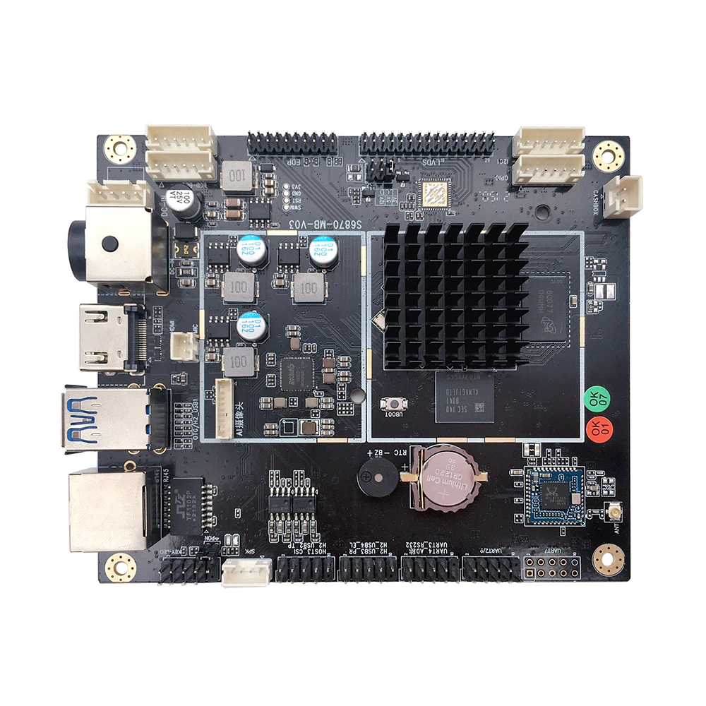 Android development board with 3G 4G LET SIM card slot RK3568 4-core CPU SDK provided motherboard
