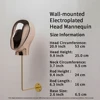 Oro rosa con supporto lungo dorato.