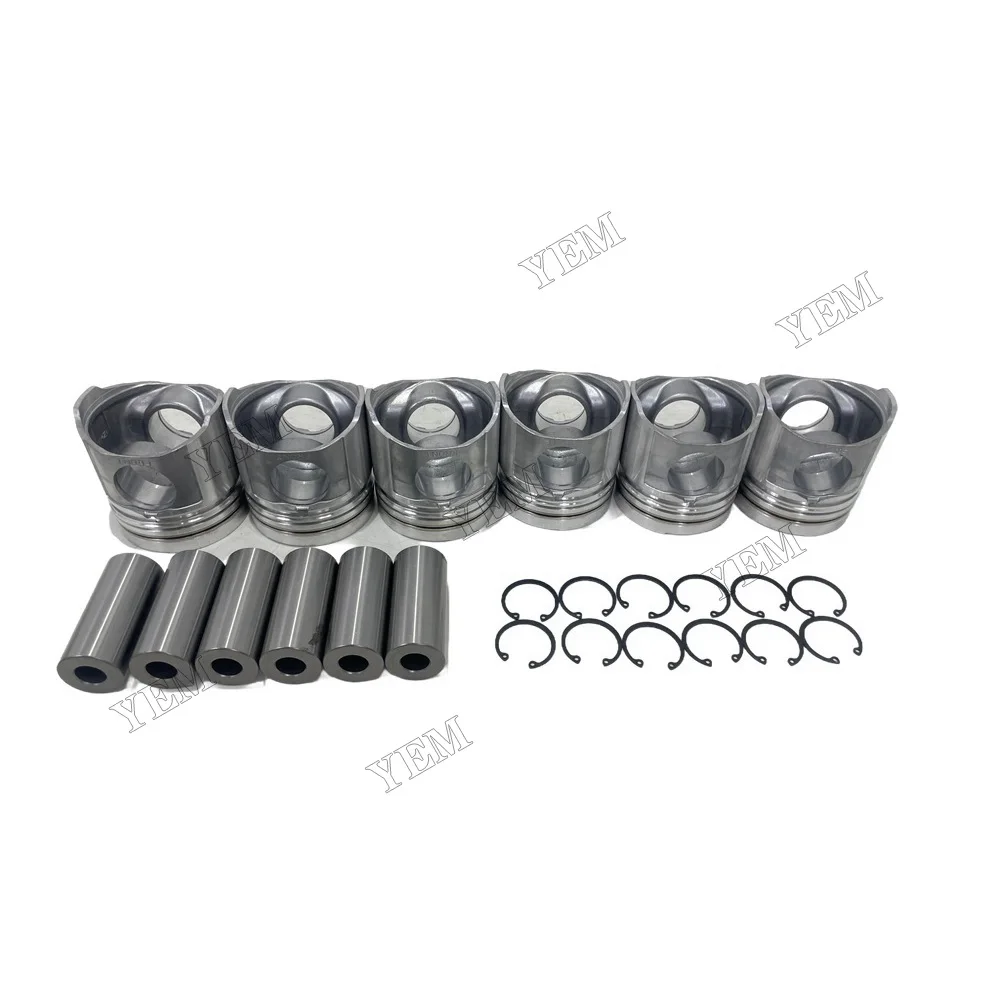 6D110 Piston Kit Fits for Komatsu Engine Parts With Warranty 3