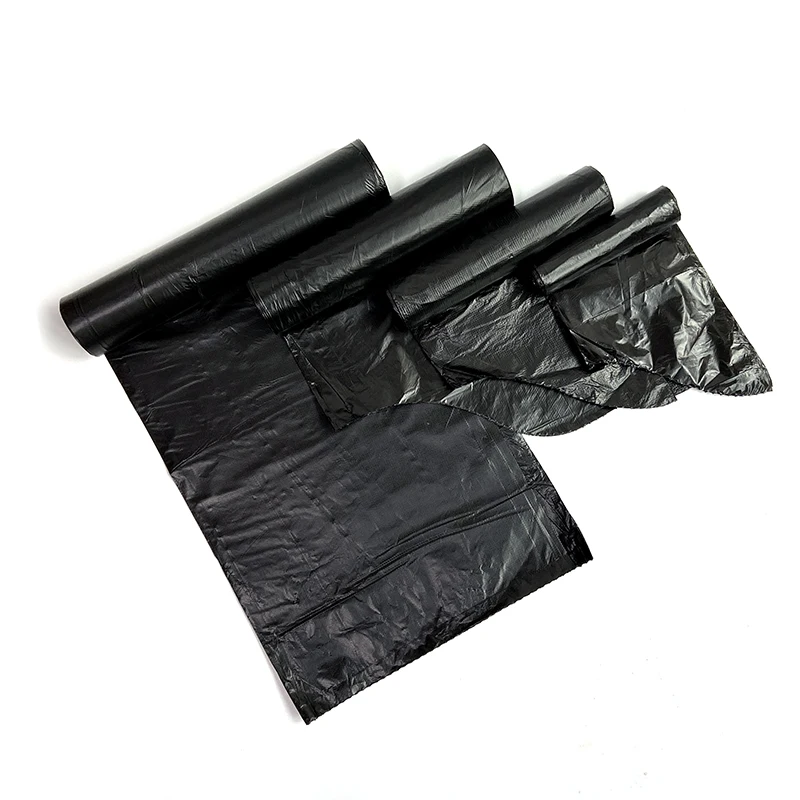 Custom Plastic Pe 55-60 Gallon Contractor Rubbish Trash Bags Cross Tie ...