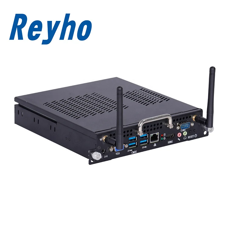
Высокопроизводительный настенный промышленный мини-ПК OPS со встроенным процессором Core i5 4-го поколения 