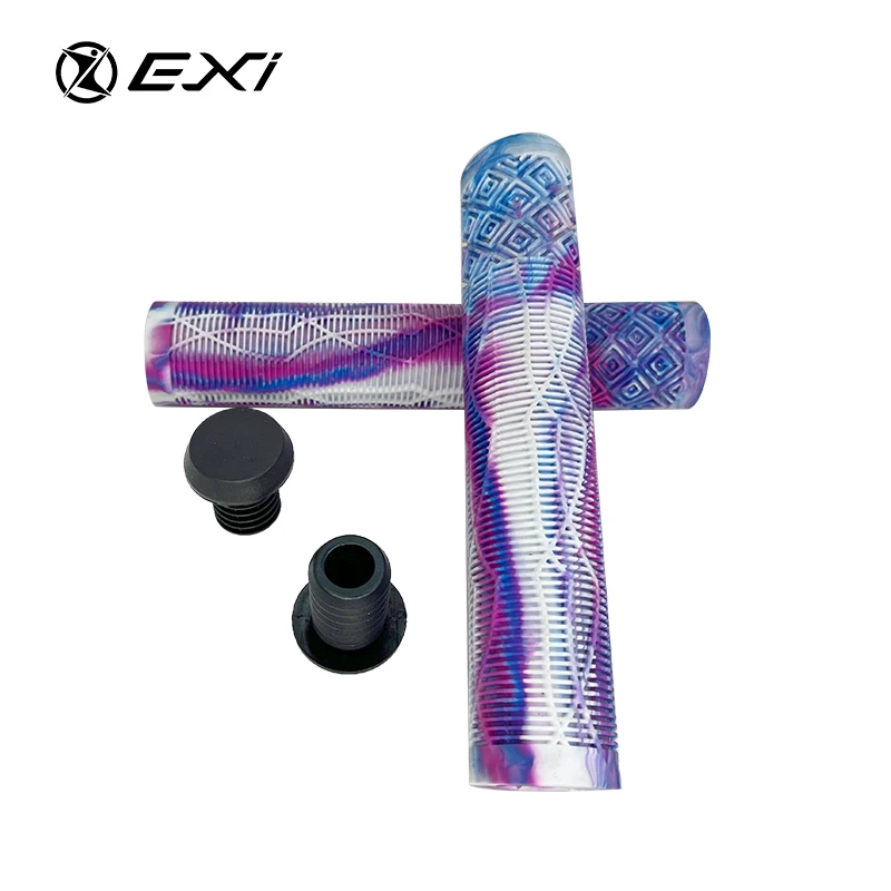 Cheapest Tpr Mixed Color Kick Scooter Rubber Handle Bar Grips Pro Stunt