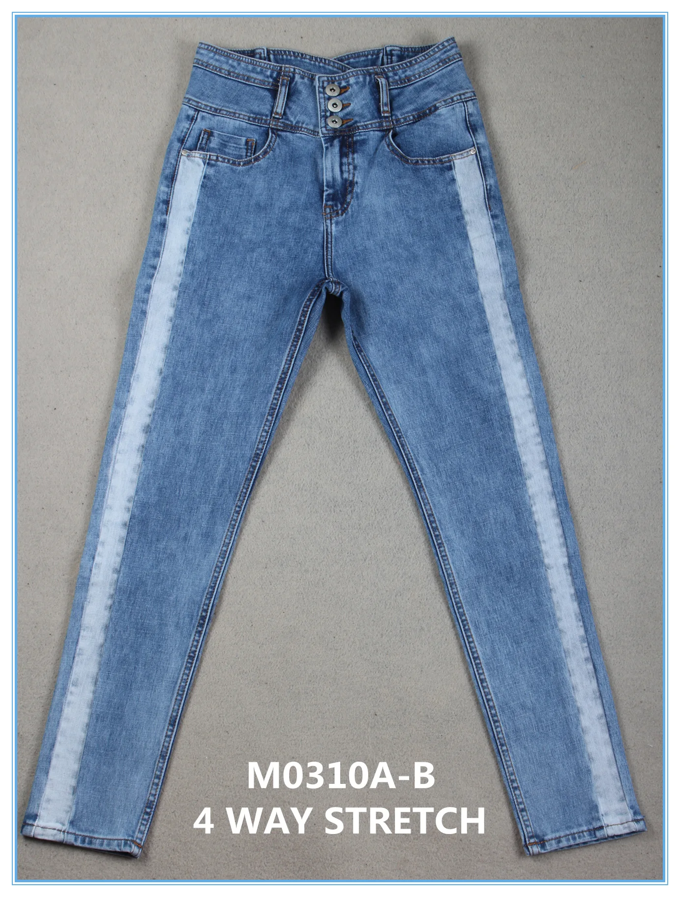 Super Stretch High Spandex Denim Fabric for South America