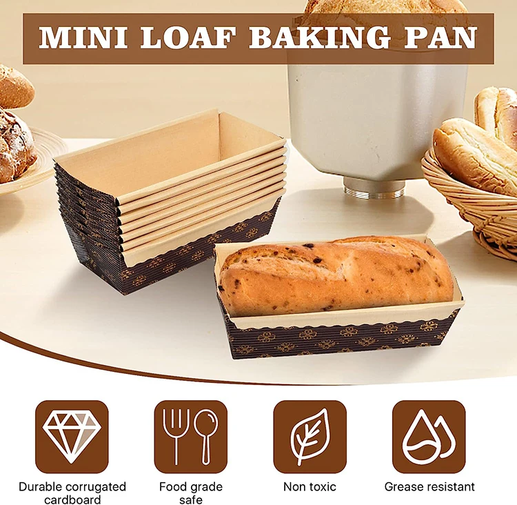 Eco-friendly Kraft Paper Baking Molds Sustainable Durable