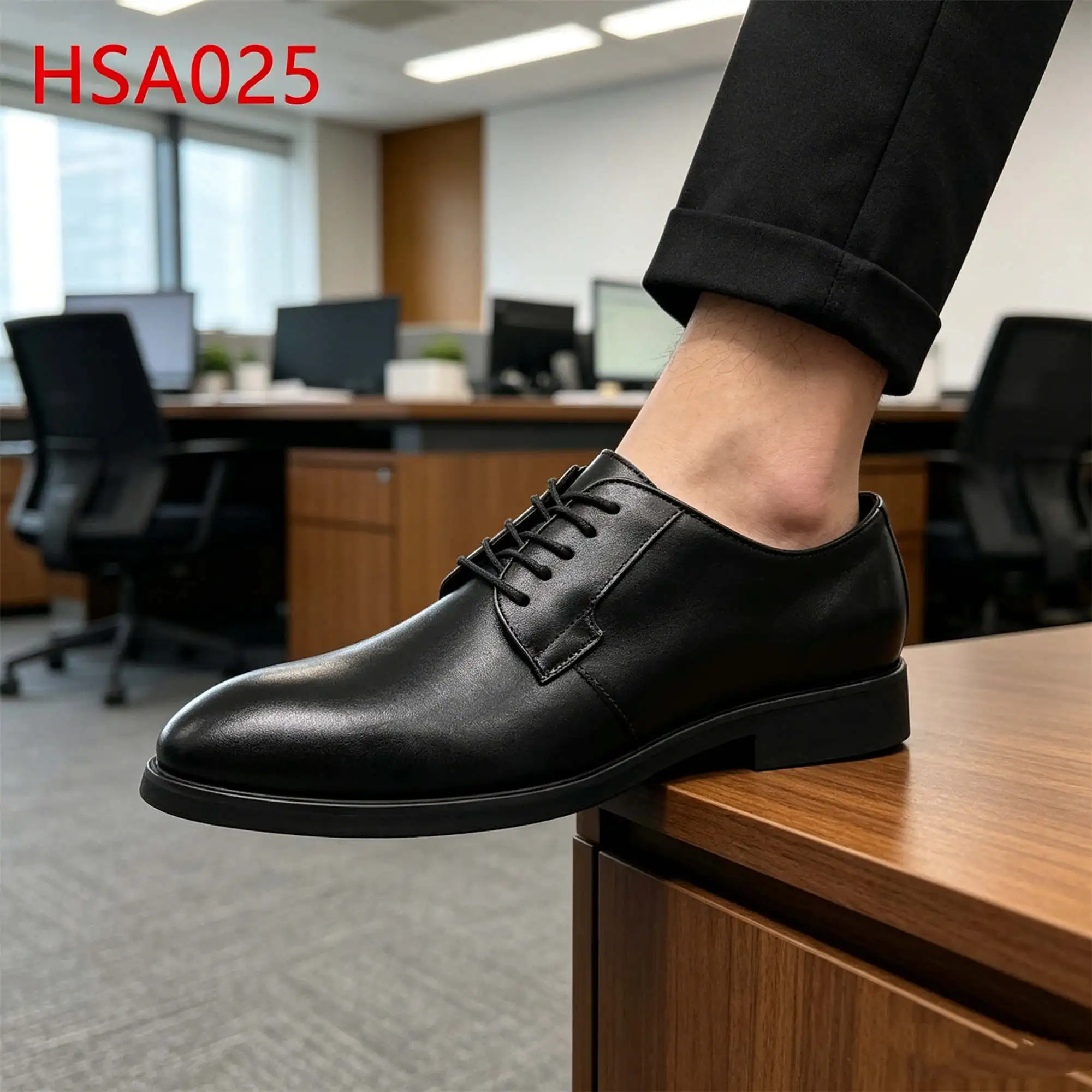 ZYF,business Manners Lace up Style Shining/matte Men Dress Shoes Office Operations Anti-odor Black/brown Uniform Shoes HSA025