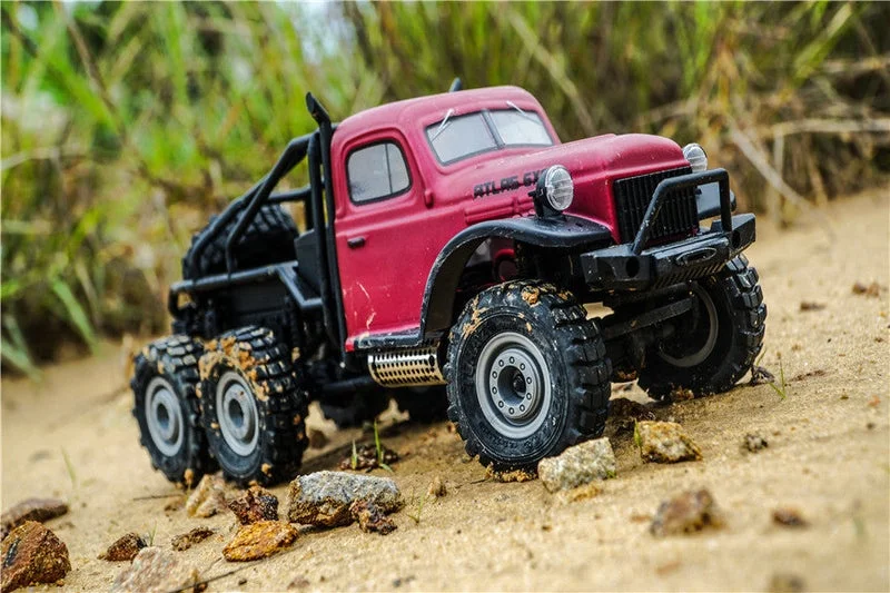 FMS 1:18 Atlas 6x6 RC Crawler Truck - RTR Electric 4WD Hobby Toy