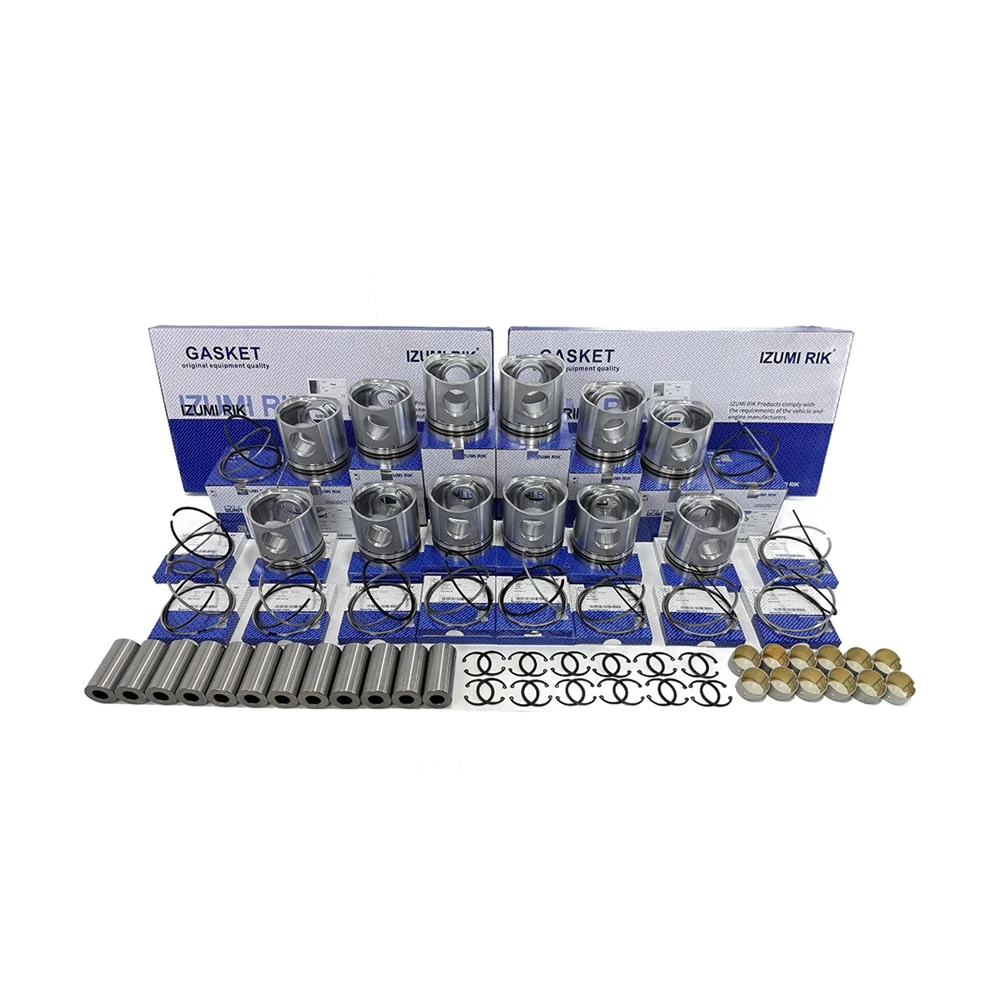 IZUMI RIK Piston & Piston Ring Set for Mitsubishi S16R-PTA-4 S16R-Y1PTA-4 Aftermarket Engine Parts