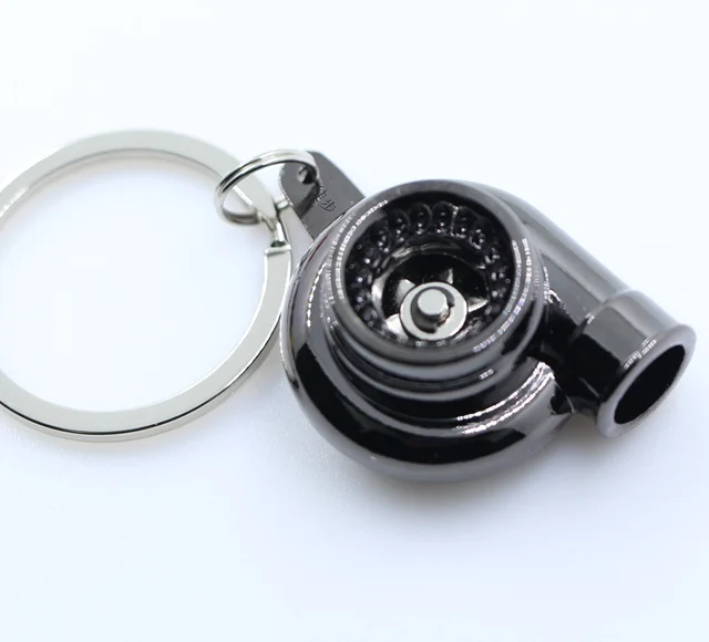 Spinning Turbo Keychain Auto Parts Keychains Personalized Car Keychains