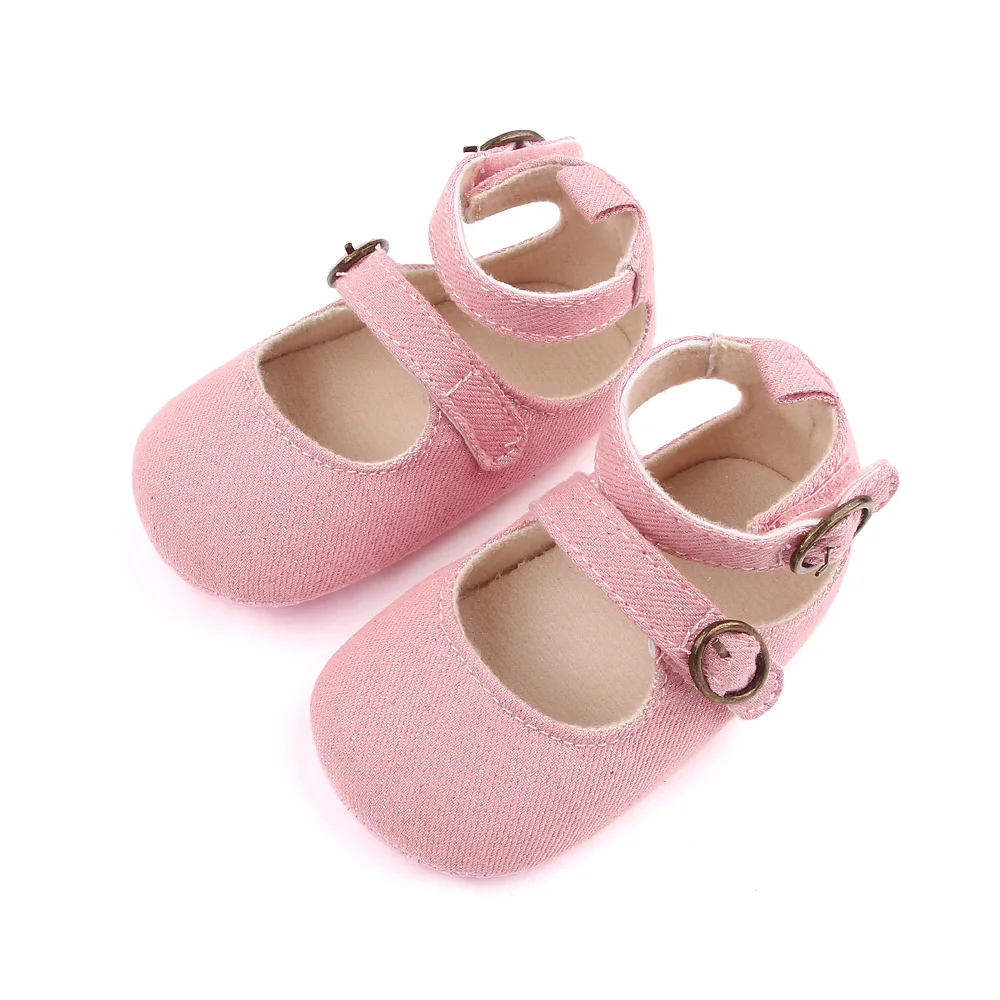 2021 New Design Solid Baby Princess Shoes Girls Roman Style Kids Toddler Baby Shoes supplier