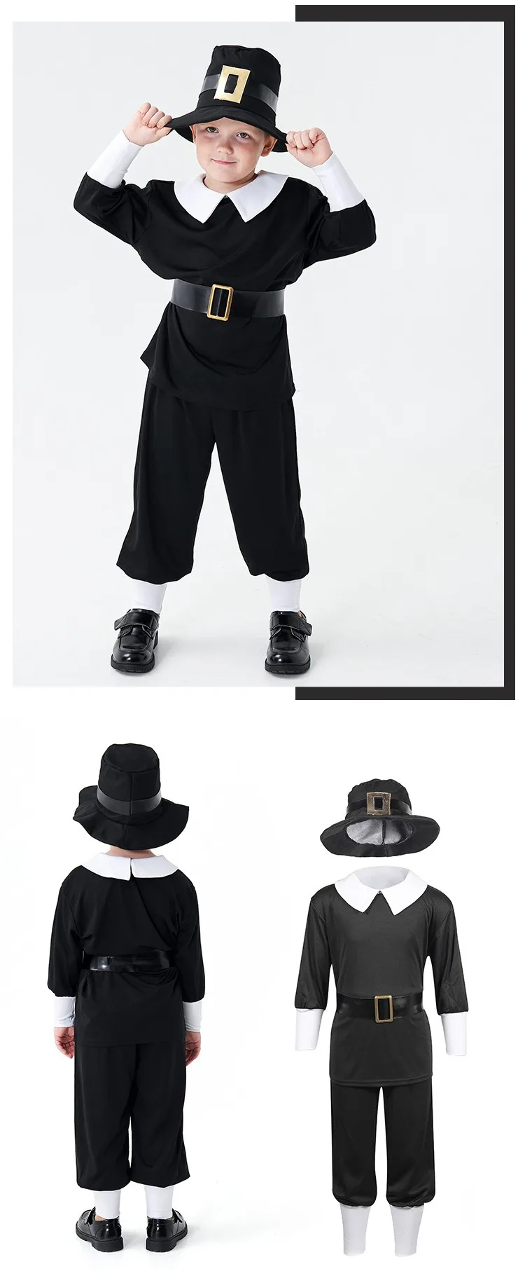 Victorian Boy Kids Book Day Fancy Dress Costume Poor Boys Age 3-13