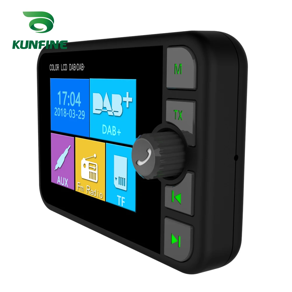 Universal Car DAB Digital Radio Adapter with BT Music Streaming Car Radio DAB+ Compatible With Android Unit