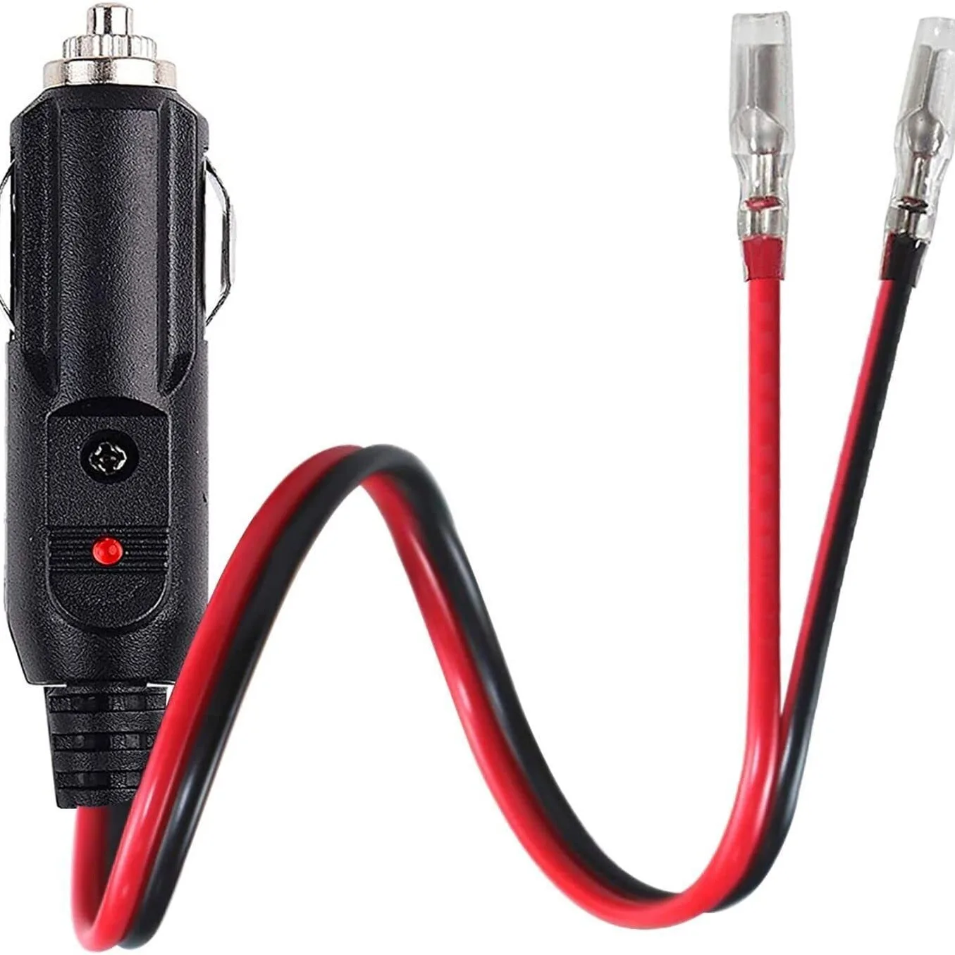 12V Cigarette Lighter Plug with Bullet Terminal Cable - OEM | Wholesale
