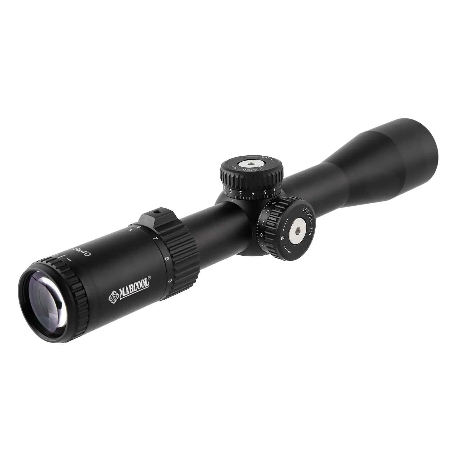 Marcool 3-9X40 Hunting Scope Optical System Second Focal Plane Capped Scope Hunting Shockproof
