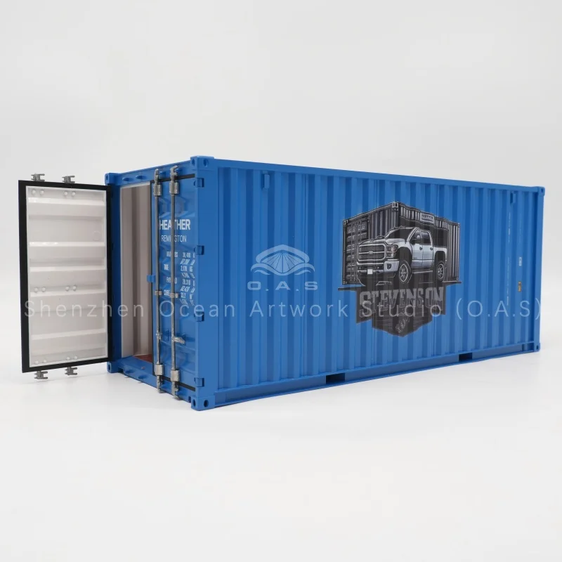 【L】O.A.S Container Model Factory Customized Scale1:20 Plastic Crafts Shipping Boxes     STEVENSON Container Model