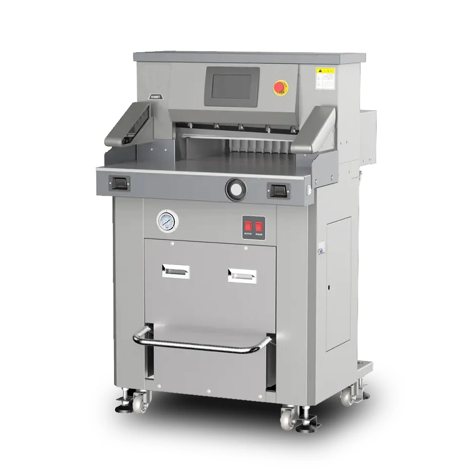 H498T  Hydraulic Paper Cutter Program Control Paper Cuttinng Machine