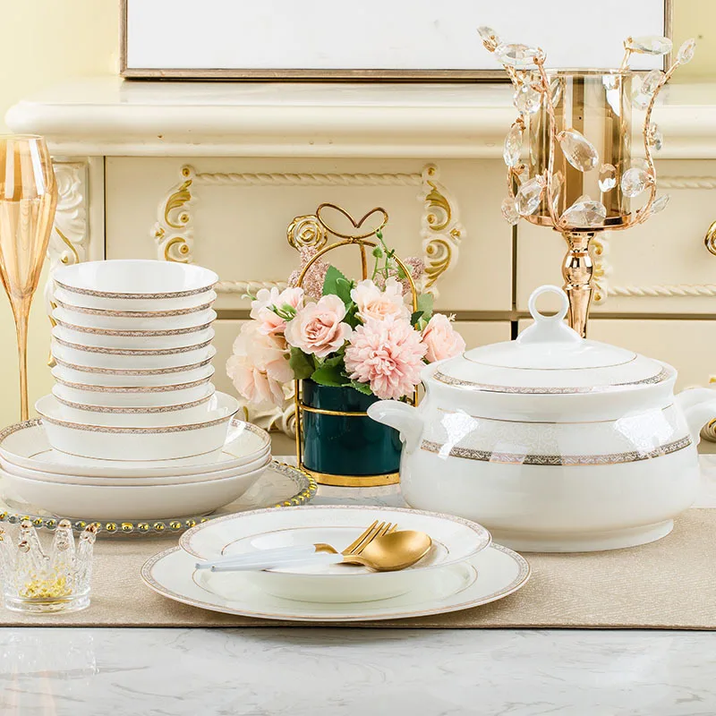 Ceramic Bowls And Saucers Set Bone China Bowls And Plates main image 0