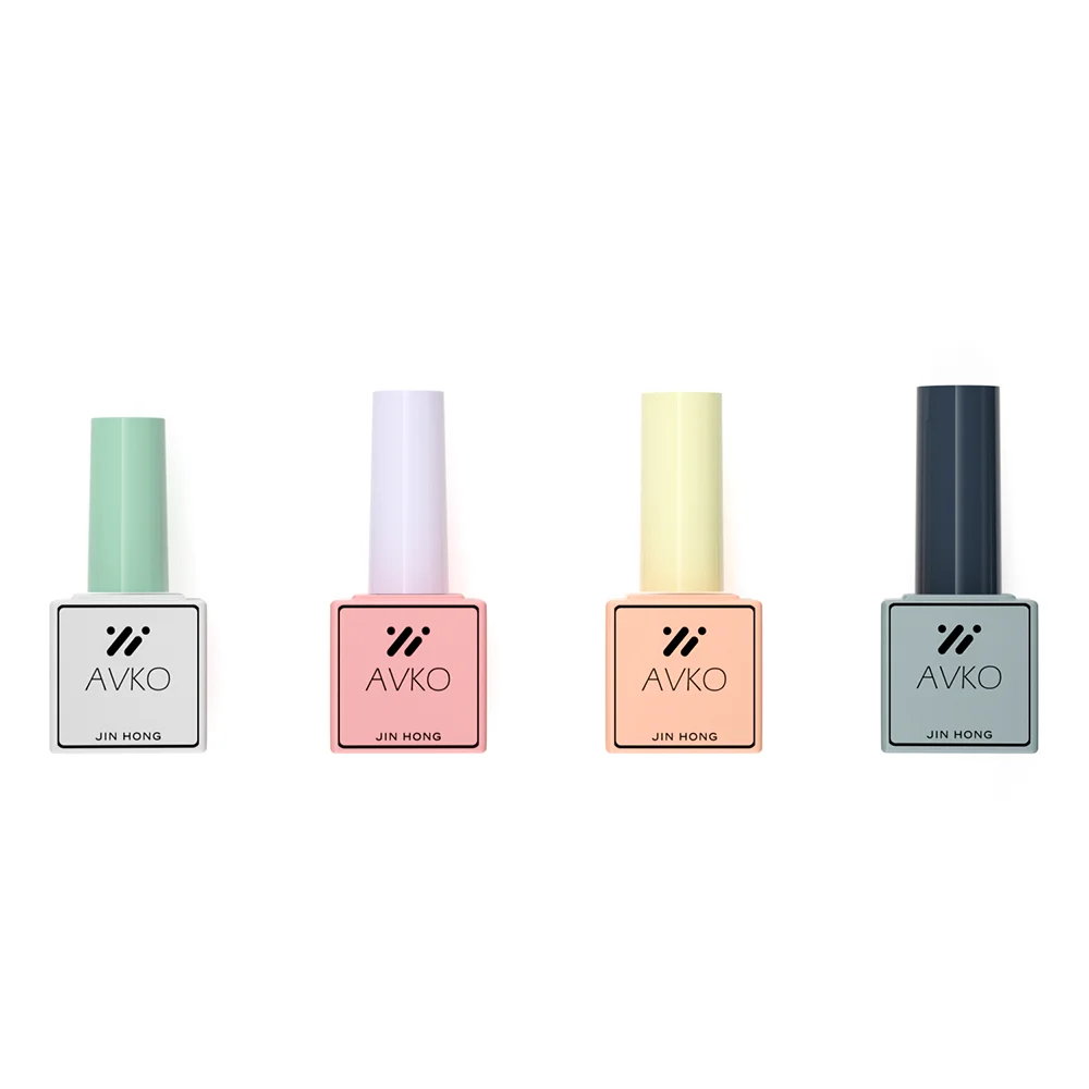 10ml Nail Bottle Square Uv Gel Polish Manufacturers Nail Varnish Glass