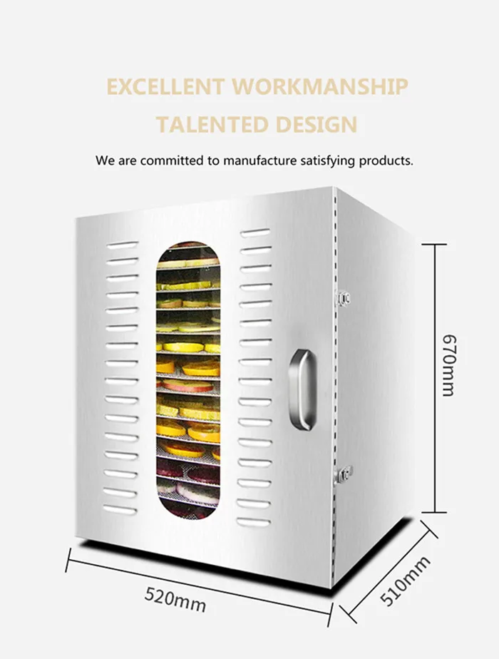 Commercial 12 Layers Food Dehydrator/Vegetable Fruit Drying Machine/fruits and Vegetables Dehydration Machines - Image 6