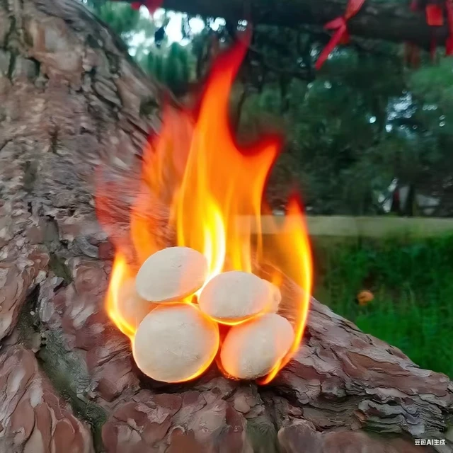 Quick-Heat Non-Stick Heat-Resistant Dustproof Wood Wool Fire Starters for BBQ Customizable Fire Log