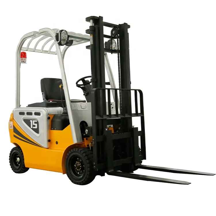 Economic Electric Fork Lifts 1000kg 1500kg 2000KG Full Electrical Pallet Stacker Forklift with Battery Charger Heftruck