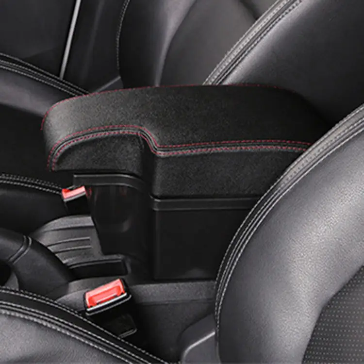 product new design luxury and convenient car armrest console storage armrest box with usb charger-4
