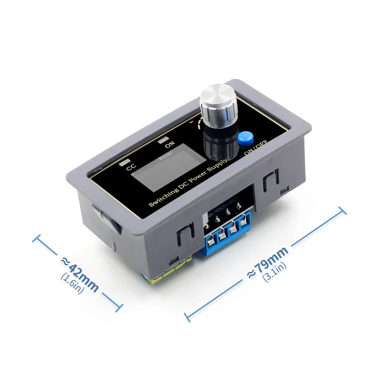 CNC DC DC Buck Boost Converter CC CV 4A Adjustable Regulated Power Module