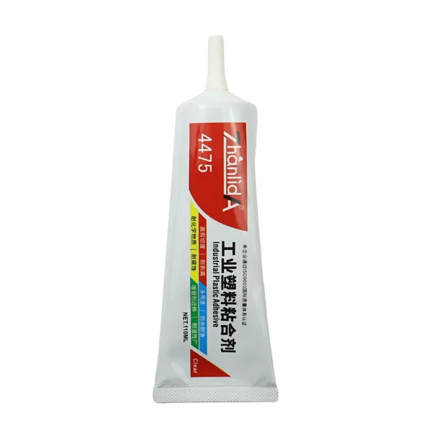 4475 Industrial Plastic Adhesive 110ML Clear Strong Glue PP ABS PVC For Silicone Sealing Strip Spontaneous Soaking Rubber Glass
