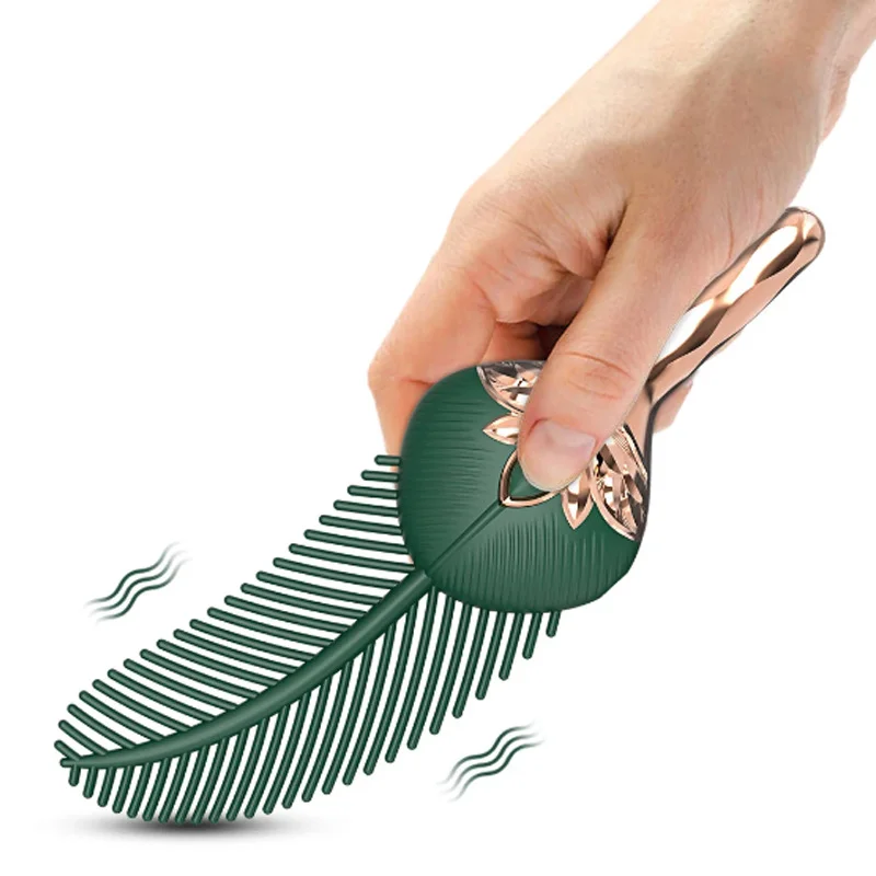 Noris Feather Shape Flirting G-spot Feather Bullet Vibrator Adult Sex Toys  for Clitoris Vibrator Women Nipple Massager
