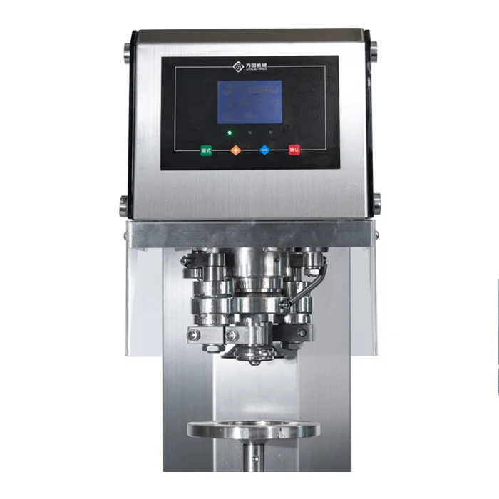 Manual Paper Tube Seamer Spices Composite Paper Can Sealing Machine