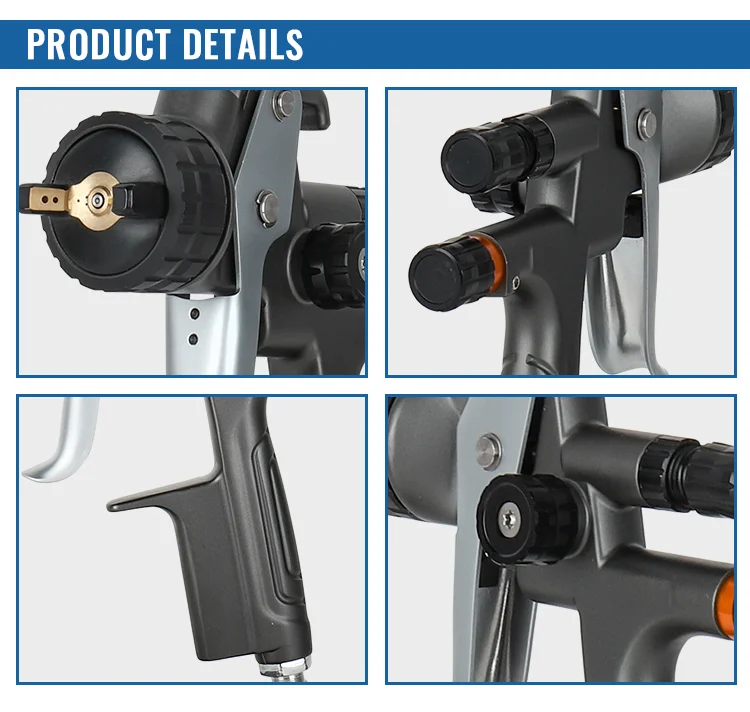 RF2006 Professional Gravity Feed LVMP HVLP Pneumatic air Spray Gun