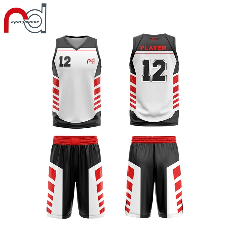 Men's Embroidered Basketball Jersey - Black, Casual Fashion, #8 On