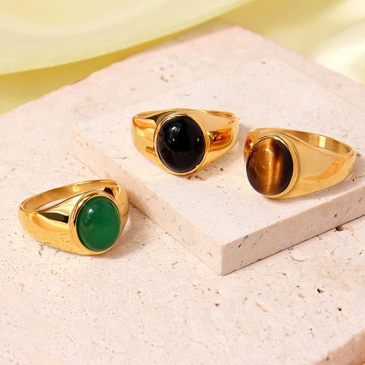 ROCA EYE Ring 14k Gold-Plated / 7 / Jade Faris ROCA EYE Ring 7号