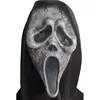 Grey screaming ghost
