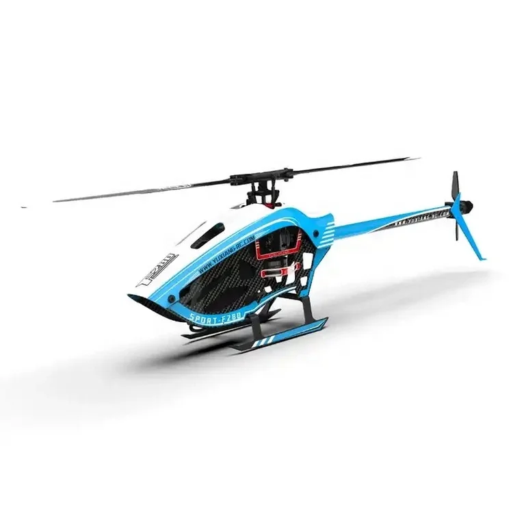 YXZNRC F280 2.4G 6CH RC Helicopter with 6-Axis Gyro, Dual