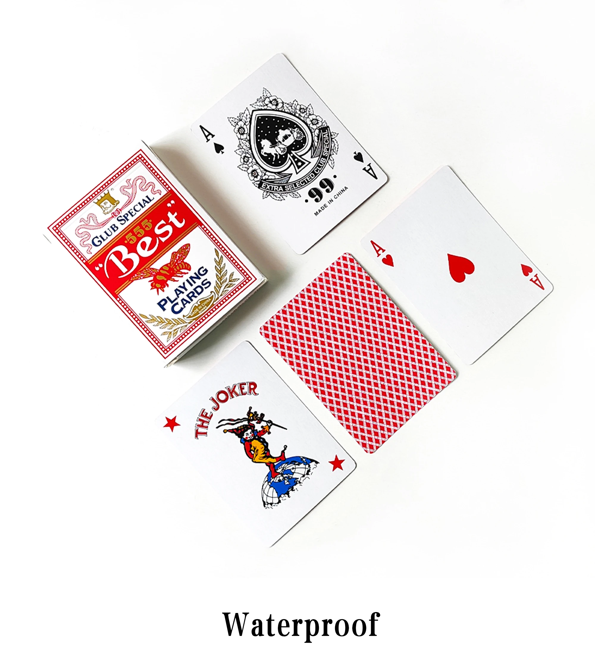 Custom Printing Logo Pattern Paper Card Game Entertainment Poker Set Playing Card With Box manufacture