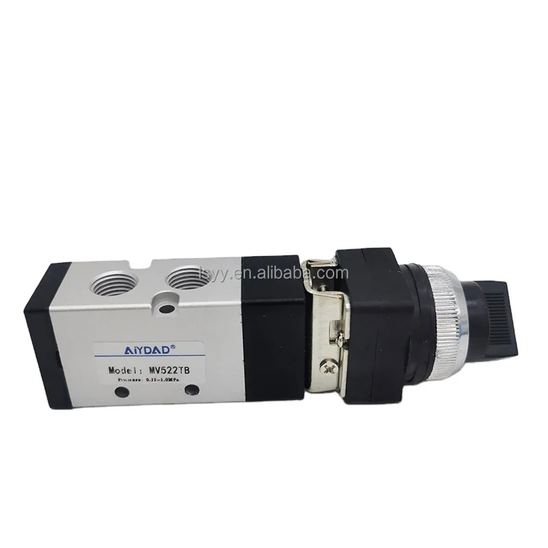 MV522 Series Two Position Five Way Mechanical Valve MV522 MV522R MV522PP MV522LB MV522TB