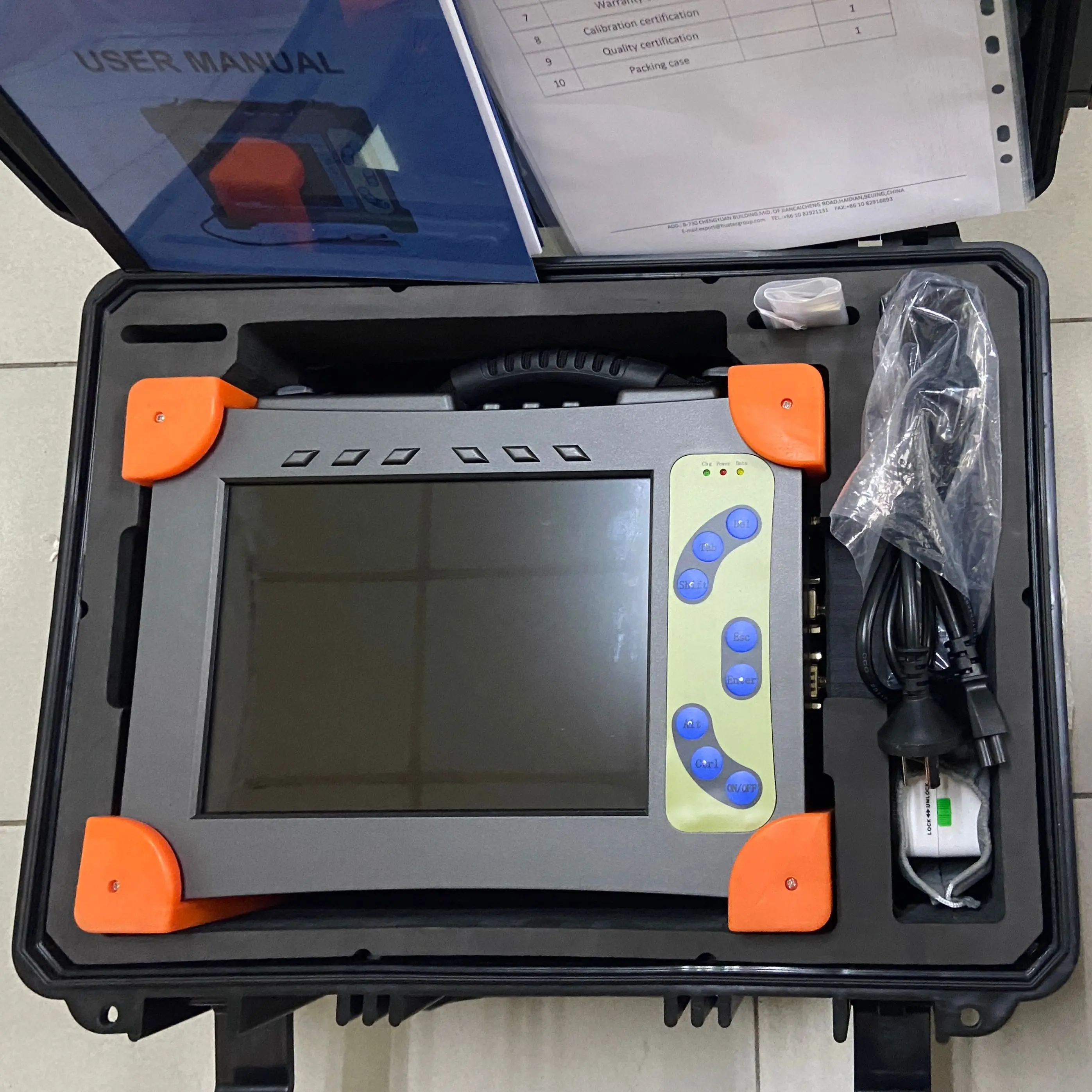 HEF-600 Eddy Current Flaw Detector - Real-Time Readings