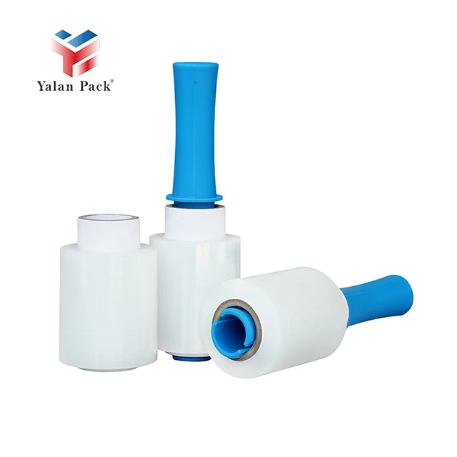 Handle Plastic Polyethylene Film Lldpe Pallet Wrapping Stretch Film