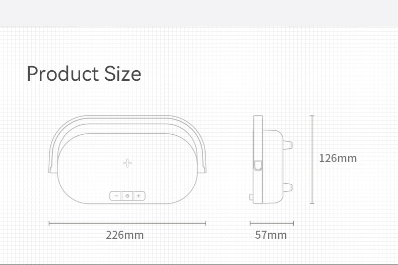 Best Sellers New Portable Wireless Rpeaker LED Desk Bedside Lamp With Wireless Charger Rechargeable Phone Holder Outdoor Speaker