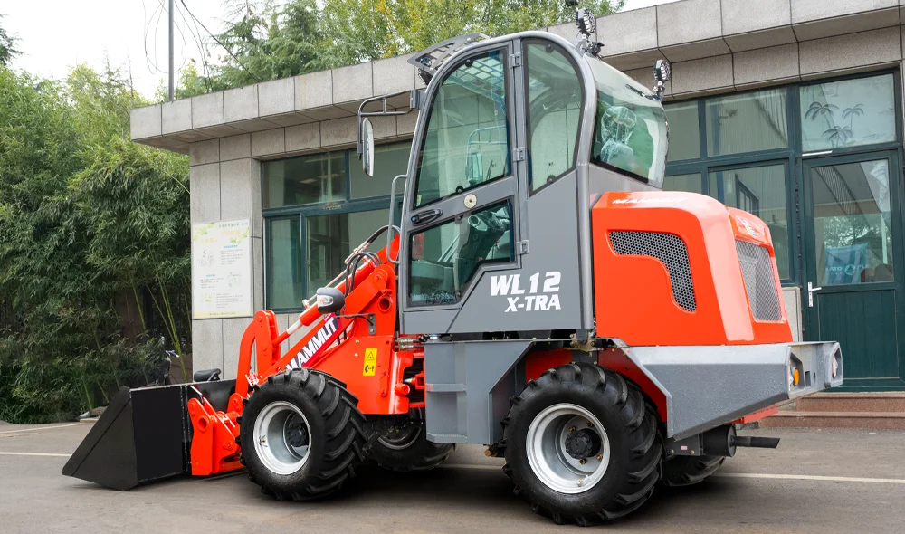 Wheel Loader Manufacturer Mammut WL12 1 Ton Mini Small Front End Articulated Mini Wheel Loader