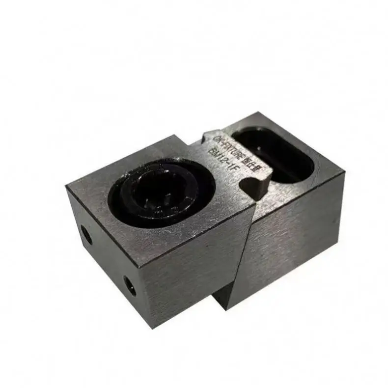 TEBAK CNC Side Fixed Precision OK Clamp M6/M8/M10/M12/M14/M16 CNC Fixed Smooth Jaws Modular Single Vise OK Wedge Clamps